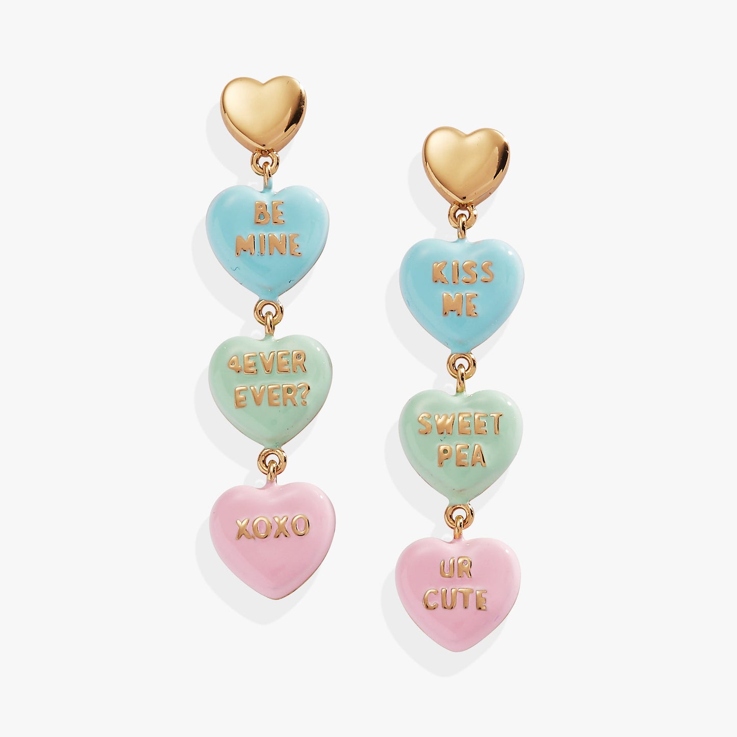 Sweethearts® Statement Drop Earrings ✨💛 Luxury Gold Elegant Drop Earrings | Diamond Princess Boutique 💎👑