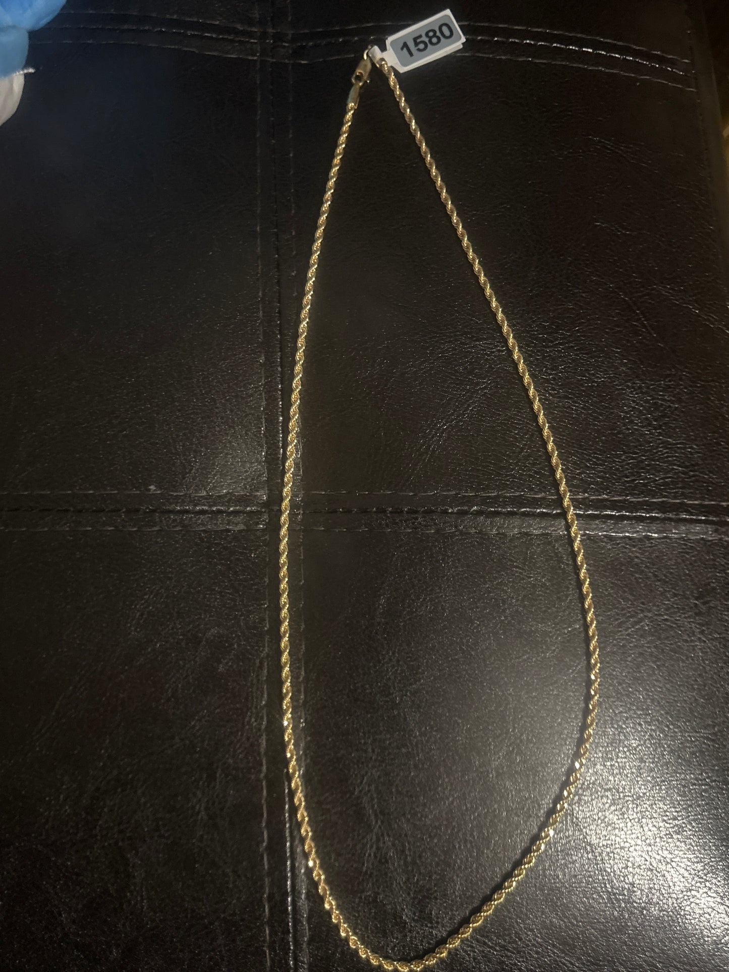 ✨ 14K Gold Filled Rope Chain Necklace | 16-18" | 2mm Slim Twist 🪢